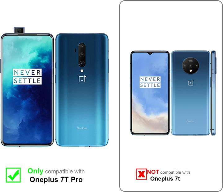 Actual product image Cadorabo Book Invisible Magnet Cover (OnePlus 7T Pro)