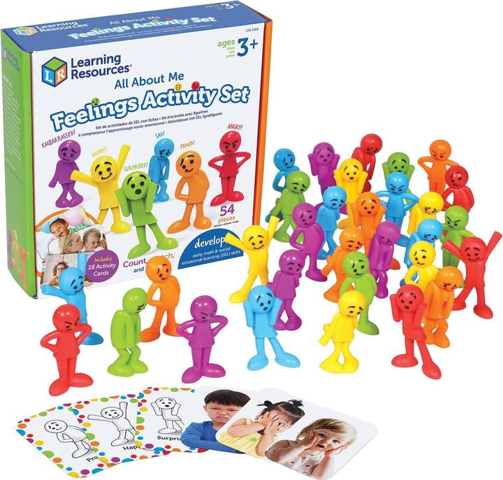 Image du produit Learning Resources Apprendre les émotions et le langage corporel - Kit d'activités avec figurines SEL