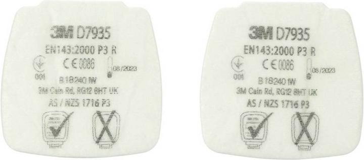 Actual product image 3M Secure Click particle insert filter P3