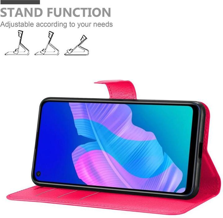Produktbild Cadorabo Book mit Standfunktion Cover (Huawei P40 Lite E)