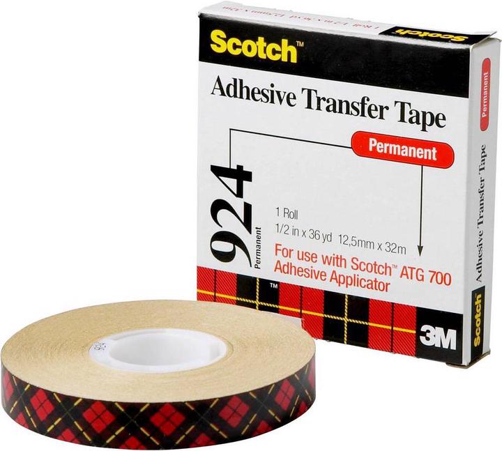 Produktbild 3M ATG KlebstoffFilm 924EU Transp (6 mm)