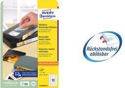 Actual product image Avery Video labels