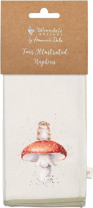 Image du produit Wrendale Design Serviettes en tissu Amis du jardin (set de 4) (4 x)