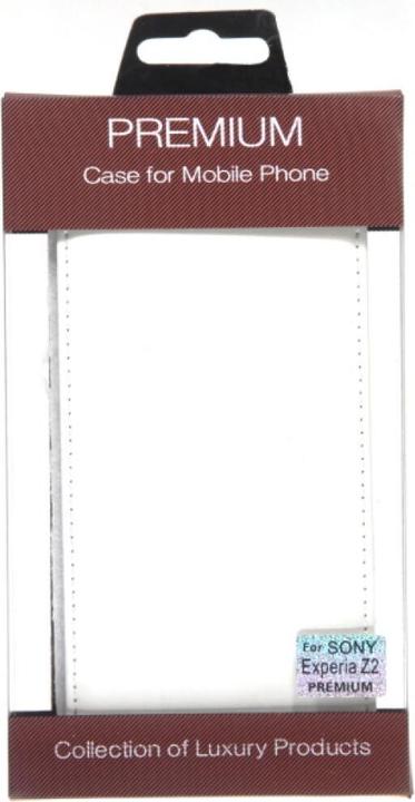 Immagine prodotto OEM Custodia Flip in pelle sottile per Sony Z2 - bianco (Sony Xperia Z2)