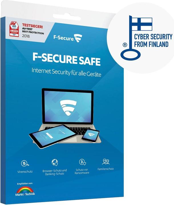 Image du produit F-Secure Safe (5 Utilisateur, 24 mois)