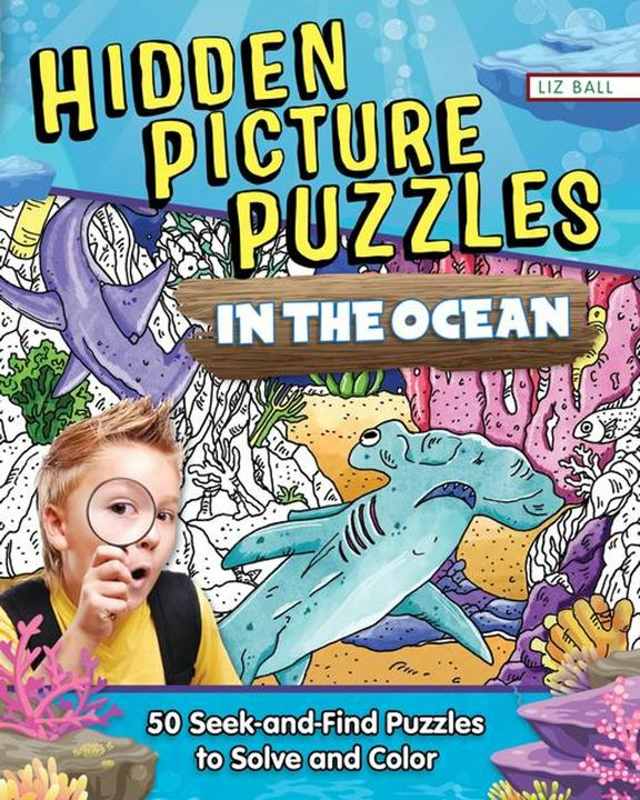Immagine prodotto Hidden Picture Puzzles in the Ocean (Inglese, Liz Ball, 2024)