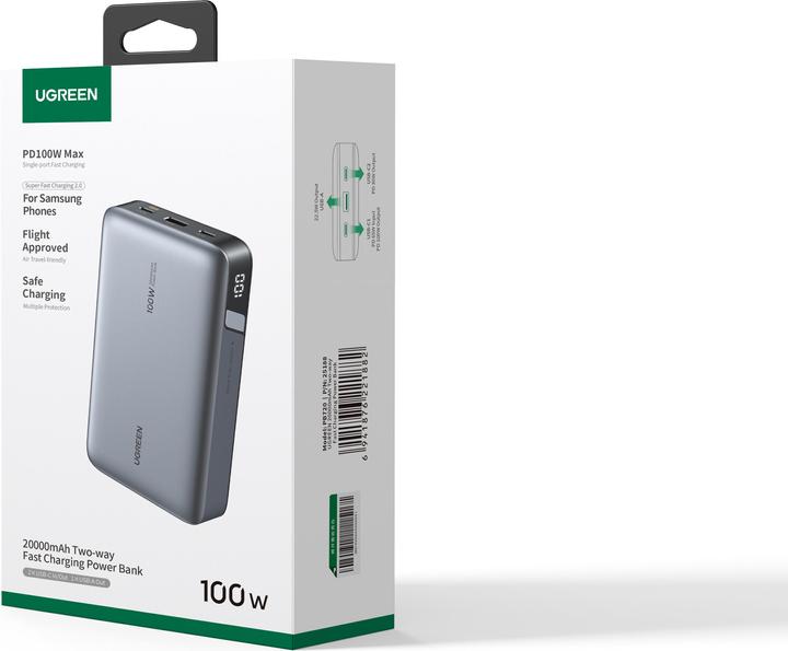 Produktbild Ugreen Powerbank (20000 mAh, 100 W, 72 Wh)