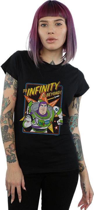 Actual product image Disney Womens/Ladies Toy Story 4 Buzz To Infinity Cotton T-Shirt (L)