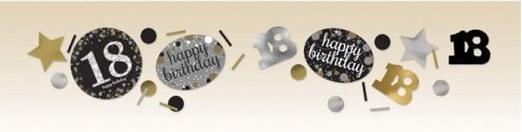Amscan Coriandoli 18 anni "Buon compleanno