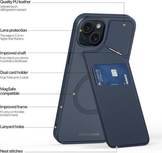 Produktbild Dux Ducis Rafi II Mag Series PC und TPU hardcase Hülle (Apple iPhone 13, Apple iPhone 14)