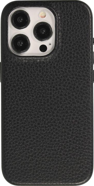 Actual product image PhoneLook Cover Fully grained luxury calfskin with metal buttons and MagSafe (Apple iPhone 15 Pro Max)