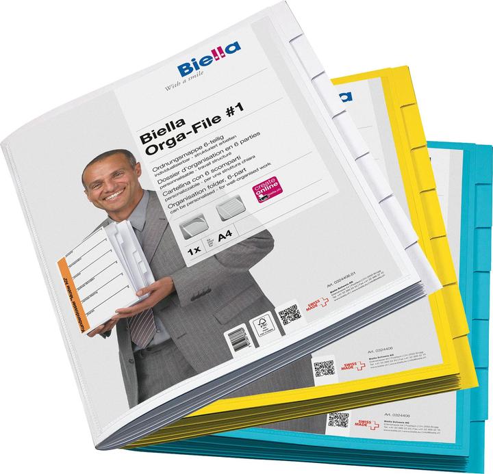 Produktbild Biella Ordnungsmappe Orga-File (A4, 1 x)