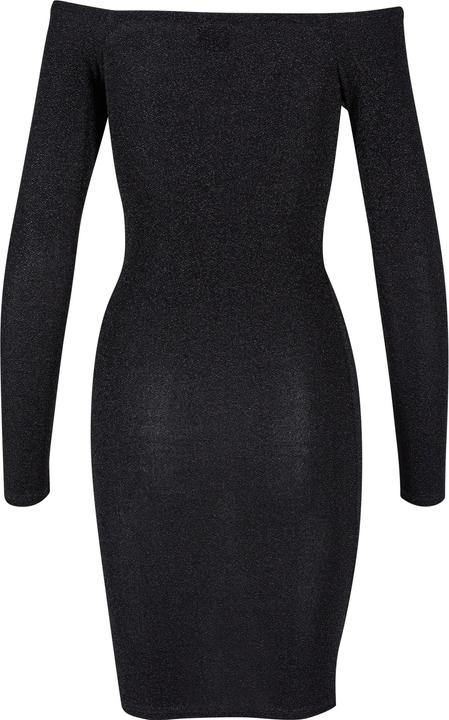 Image du produit Urban Classics Ladies Off Shoulder Longsleeve Glitter Dress - 126795 (L)
