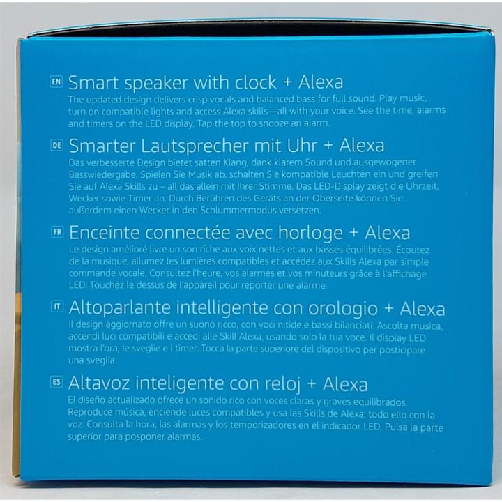 Produktbild Amazon Echo Dot (4. Gen.) mit Uhr (Amazon Alexa)