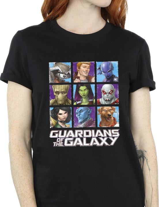 Image du produit Guardians of the Galaxy - T-shirt CHARACTER SQUARES - Femme (XXL)