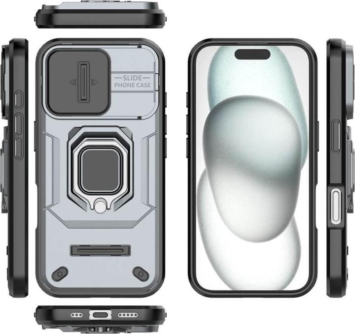 Actual product image Cover-Discount iPhone 16 - Armor Case with kickstand (Apple iPhone 16)