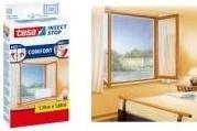 Actual product image tesa Insect screen COMFORT for windows, with Velcro tape, self-adhesive, without drilling (100 x 100 cm)