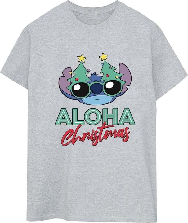 Produktbild Disney Lilo And Stitch Christmas Tree Shades TShirt (XXL)