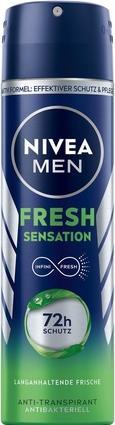 Actual product image NIVEA MEN Deodorant Spray 72h Protection Against Sweat and Odor 150ml (150 ml)