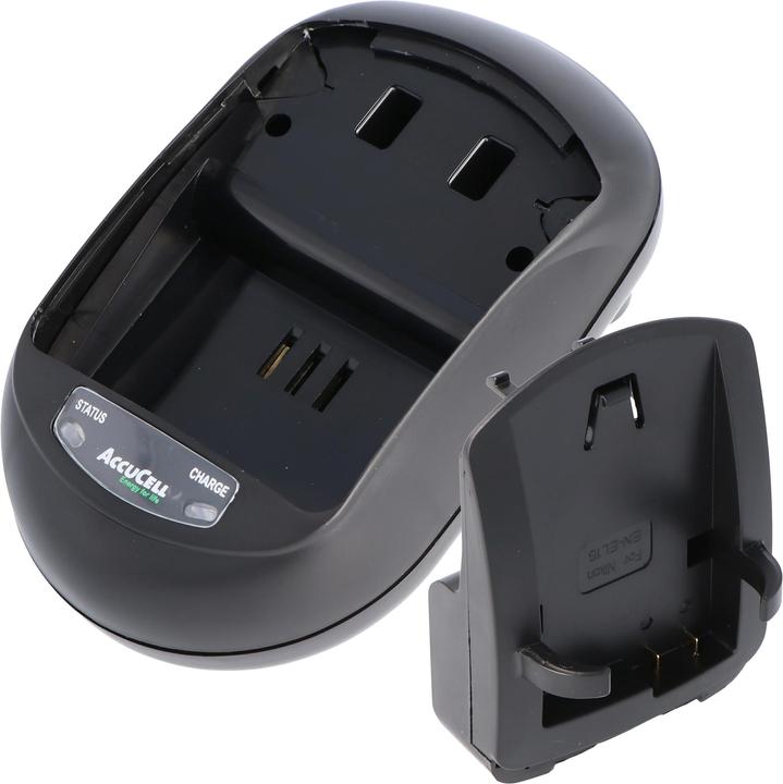 Image du produit AccuCell Schnell-Ladegerät passend für Nikon EN-EL15, D7000 Akku (Chargeur de batterie d'appareil photo)
