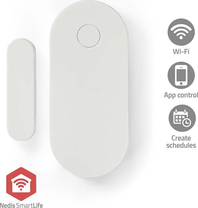 Produktbild Nedis SmartLife - Zigbee Smart-Tür/Fenster-Sensor - Zigbee-Gateway - Batteriebetrieben - Integ