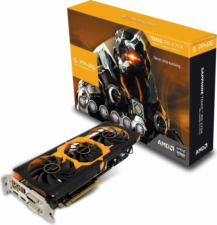 Image du produit Sapphire Radeon R9 270X Toxic (2 Go)