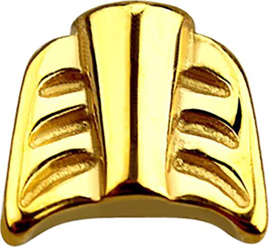 Produktbild Star Piercing Pfeil vergoldet (Chirurgenstahl 316L)
