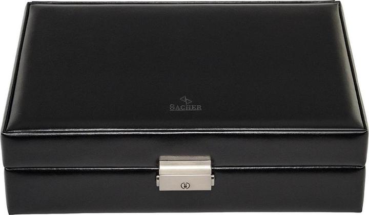 Produktbild Sacher 2018.0104N04 - Uhrenetui für 10 Uhren black exclusive schwarz Leder