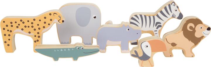 Image du produit small foot Safari empilant des animaux