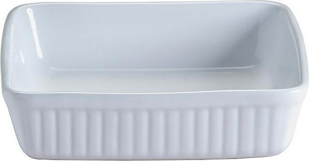 Mason Cash 2001.549 Collection Fine Stoneware Square Roasting Baking and Serving Dish, Ceramic, Whit
