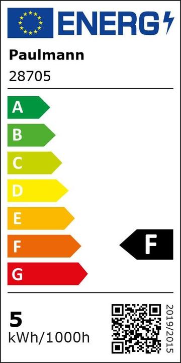 Energie-Label Paulmann Kerze Vintage (E14, 4.70 W, 430 lm, 1 x, F)