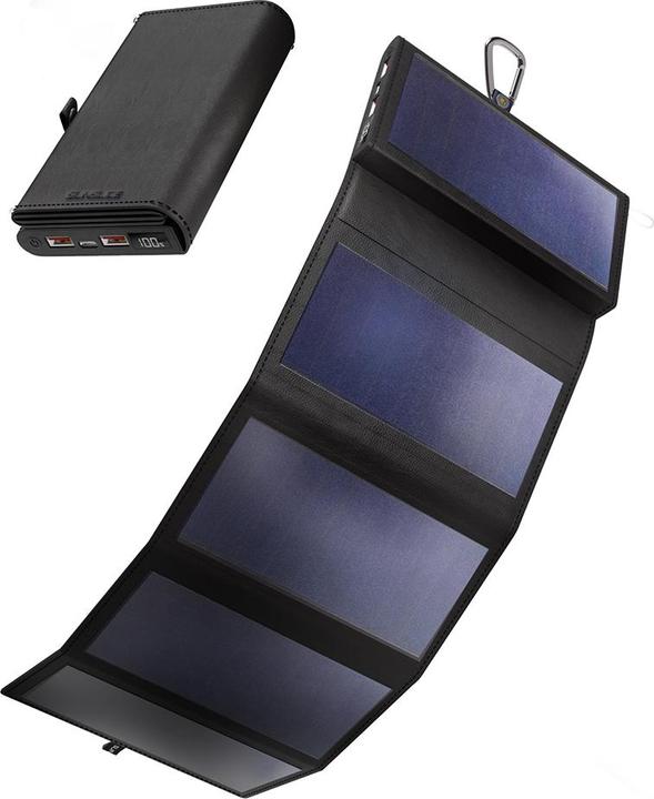 Actual product image Sunslice Portable solar battery 8W "Electron" (10000 mAh, 8 W)