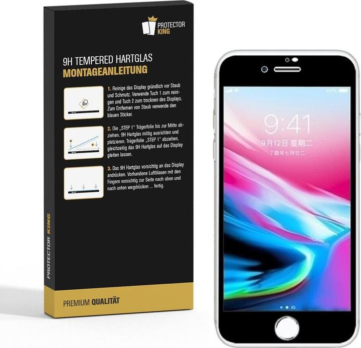 Produktbild Protectorking 2x echtes Tempered 9H Panzerhartglas 3D KLAR (2 Stück, Apple iPhone 6)