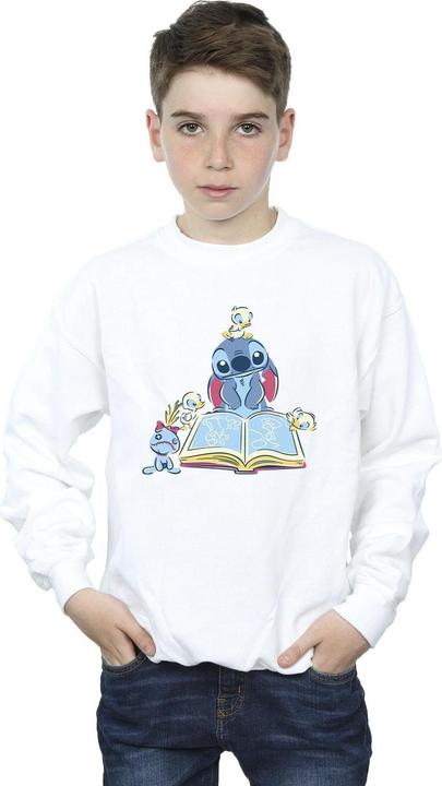 Immagine prodotto Disney Lilo & Stitch Reading A Book Felpa Ragazzi (128)