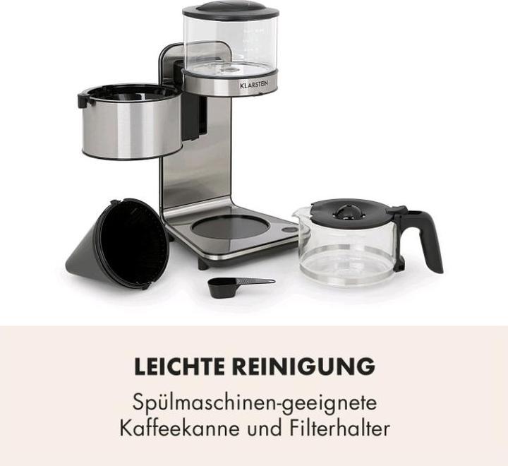 Produktbild Klarstein Soulmate Kaffeemaschine 1800 W Silber
