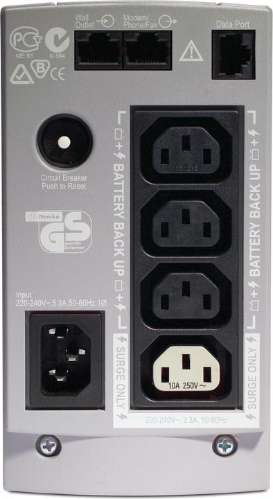 Actual product image APC Back-UPS (650 VA, 400 W, Standby UPS)