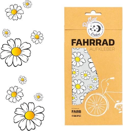 Produktbild Farbviereck Relektierende Gänseblümchen Motive Aufkleber / Sticker