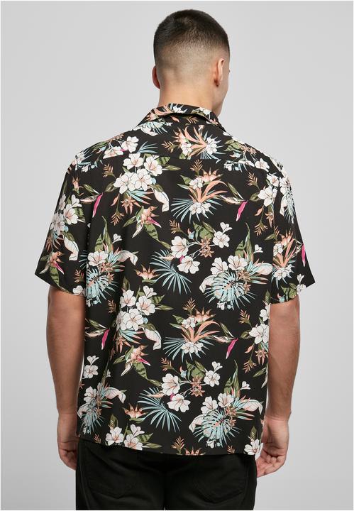 Actual product image Urban Classics Viscose AOP Resort Shirt (M)