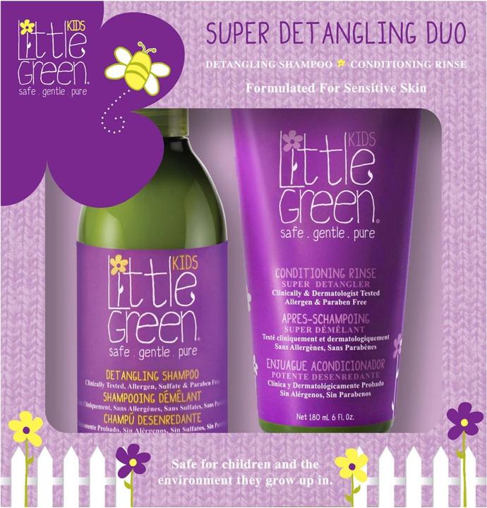 Produktbild Little Green Kids Super Detangling Duo Kit (Flüssiges Shampoo)