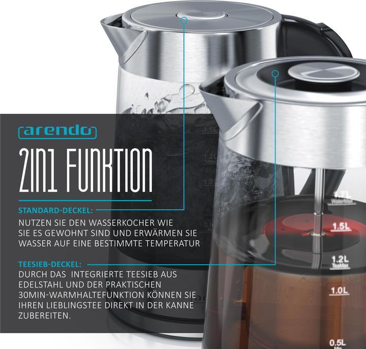 Actual product image Arendo Wasserkocher (1.70 l)