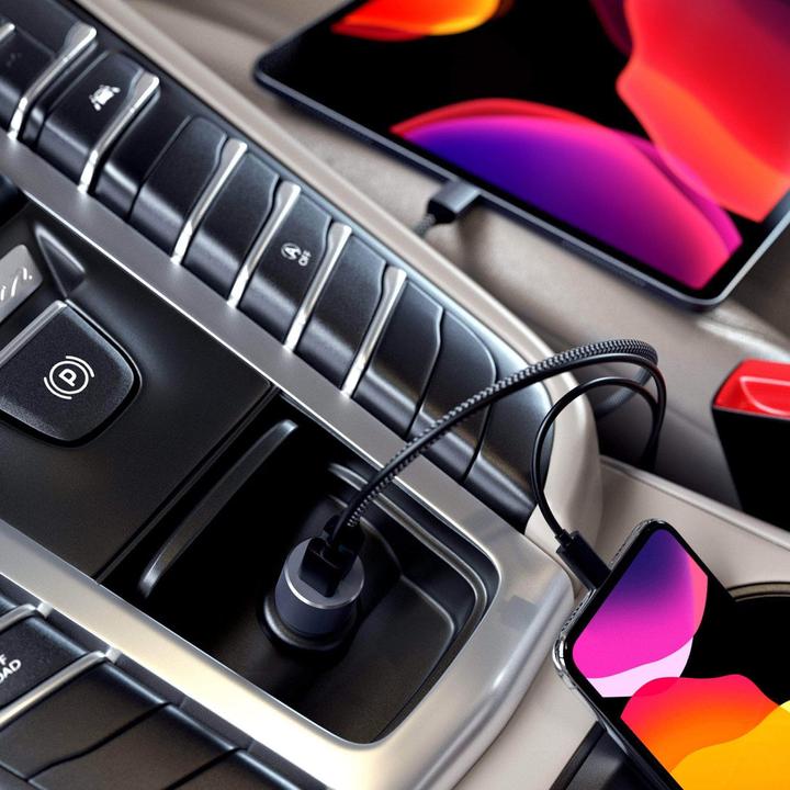 Actual product image Satechi USB Dual Car Charger V2