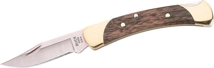 Actual product image Buck Pocket knife, 420 HC steel, wooden handles (6 cm)