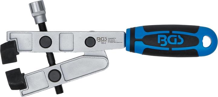Actual product image BGS Pliers for Axle Boot Clamps for use with Torque Wrench 90° angled (270 mm)