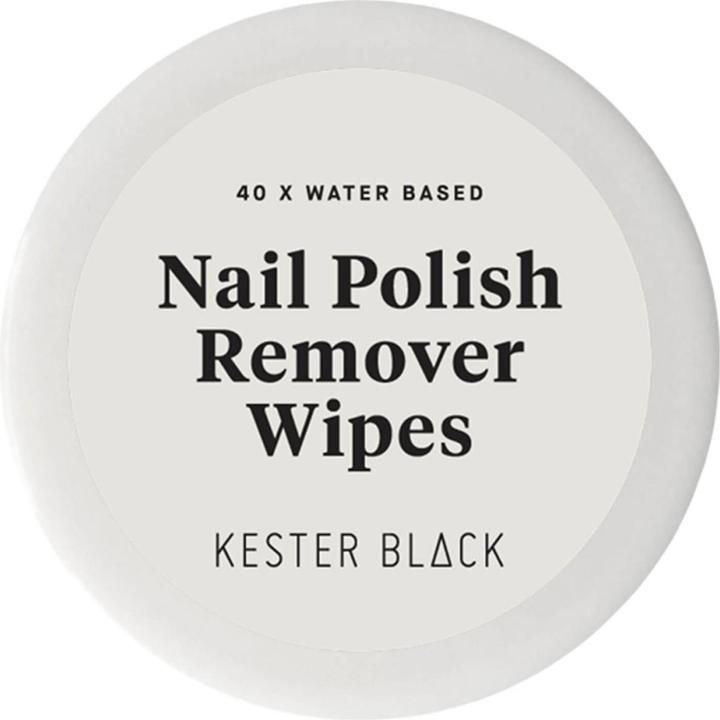 Image du produit Kester Black KB Nail Care - Lingettes à base d'eau pour enlever le vernis à ongles