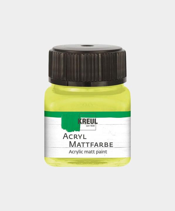 Produktbild Kreul Acryl Mattfarbe, 20 ml (Lemon, 20 ml)