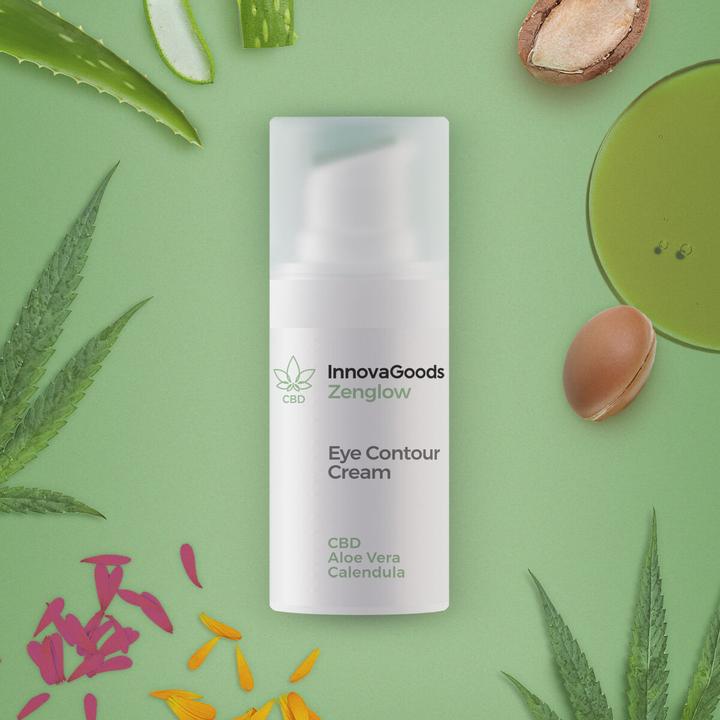 Produktbild InnovaGoods Augenkontur CBD Zenglow 15 ml (Crème, 15 ml, Tag + Nacht)