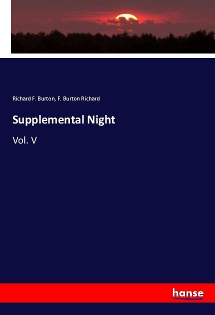 Immagine prodotto Supplemental Night (Tedesco, Richard F. Burton, 2020)