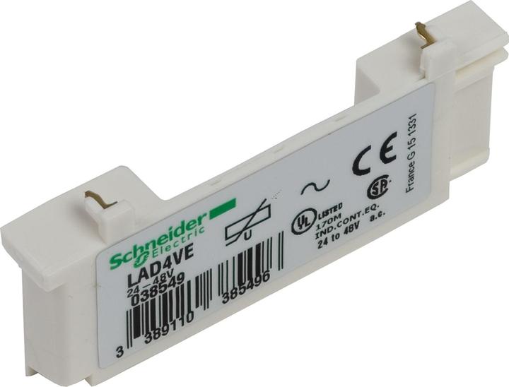Actual product image Schneider Electric RC protection circuit 24-48V AC (LAD4RCE)
