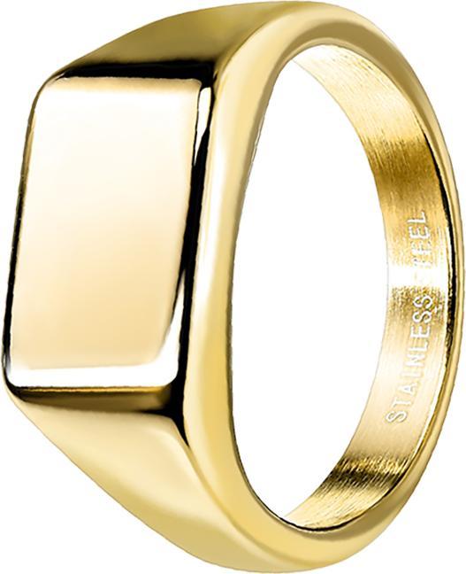 Immagine prodotto Star Piercing Anello piatto quadrato placcato oro (22, 925 Argento)