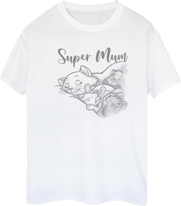 Actual product image Disney Womens/Ladies The Aristocats Marie Super Mum Cotton Boyfriend T-Shirt (M)